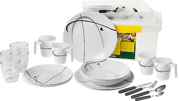 ALL INCLUSIVE SERENADE 36PCS MELAMINE-ANTISLIP BRUNNER