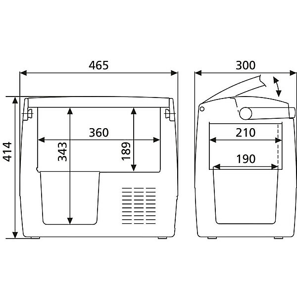 COOLFREEZE CDF18 COMPRESSOR DOOR FRIDGE - Image 2
