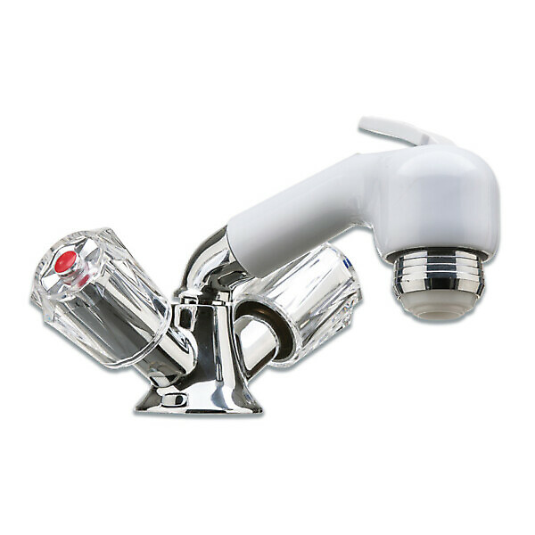 SINGLE HOLE GROUP WITH GLASS KNOBS