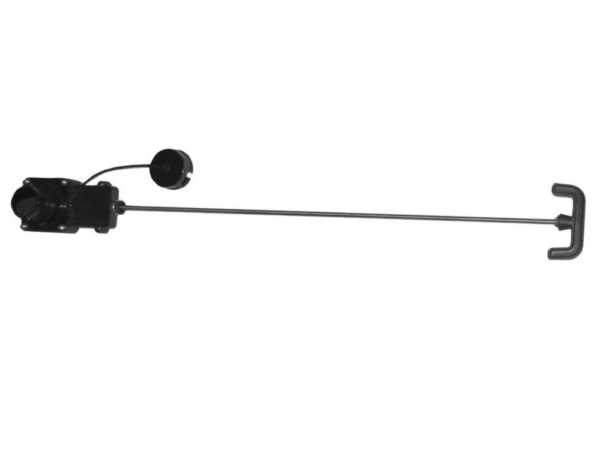 GRAY EXHAUST VALVE 1"1/2 ROD 68CM