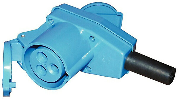 DOUBLE CEE SOCKET 230V 90°