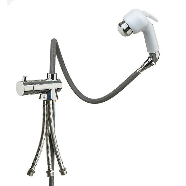 SINGLE-LEVER MIXER WITH SHOWER HAND AND EXTENSIBLE HOSE - Image 2
