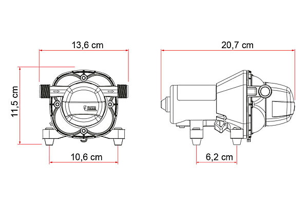 FIAMMA PUMP WATER F 12V - 10L - Image 2