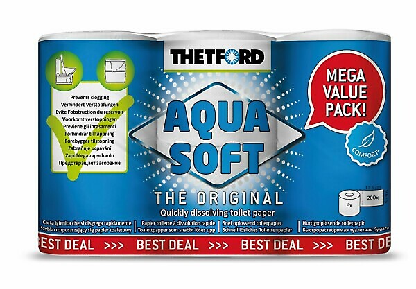 AQUA SOFT 6 ROLLS (6PCS PROMO PACK)