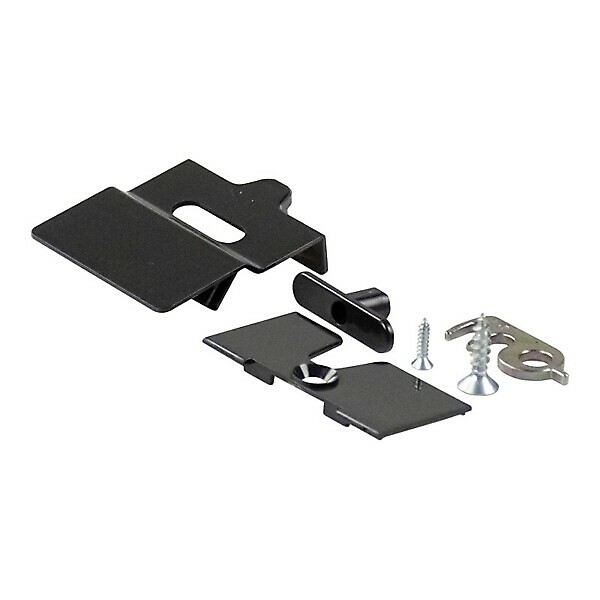 BENT DOOR LOCKING SLIDER RAL7021