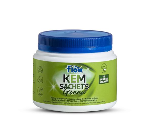 FLOW KEM SACHETS GREEN PACK. 15 SACHETS