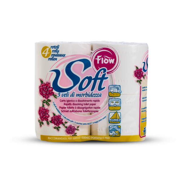FLOW-SOFT - IG PAPER. 3 PLY OF 600 GR.