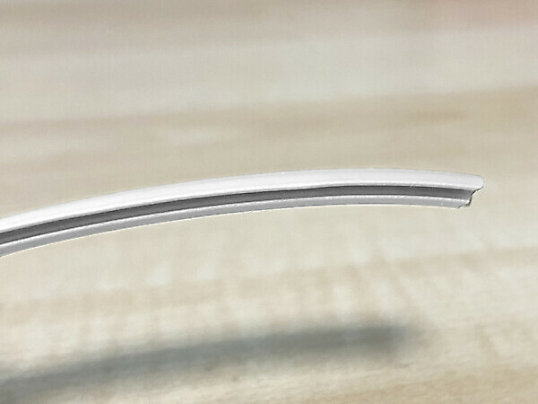 WHITE SCREW COVER PROFILE 12MM - Image 2