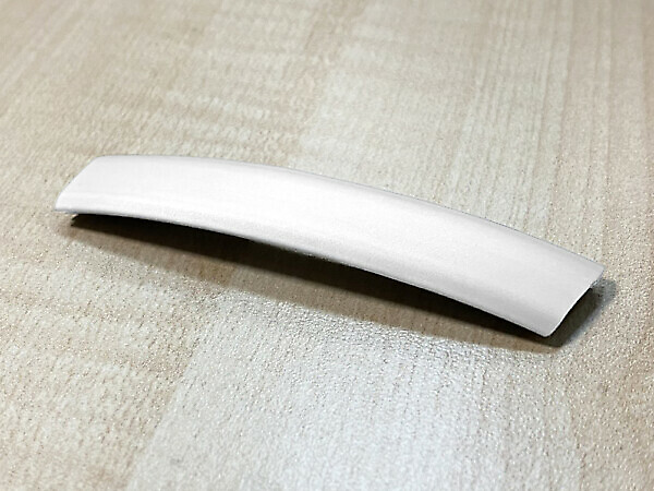 WHITE SCREW COVER PROFILE 12MM