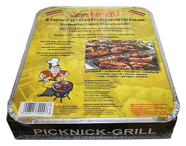 DISPOSABLE CHARCOAL BARBECUE