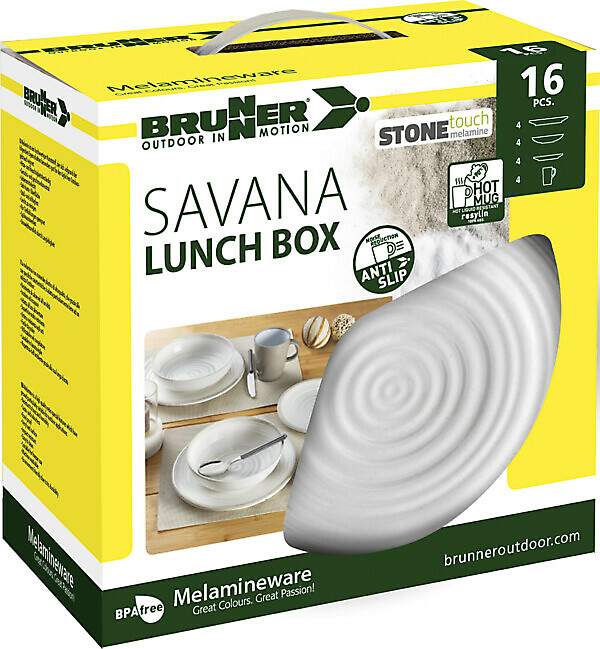 LUNCH BOX SAVANA 16PCS STONE TOUCH BRUNNER - Image 3