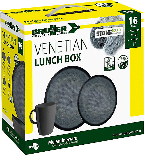 LUNCH BOX VENETIAN 16PCS STONE TOUCH BRUNNER - Image 3