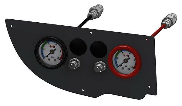 DUCATO X250/X290 SUSPENSION KIT WITH COMPRESSOR AND DASHBOARD PRESSURE GAUGE - Image 2