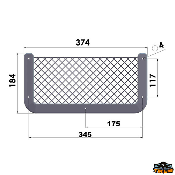 WHITE STORAGE NET 180X365 - Image 2