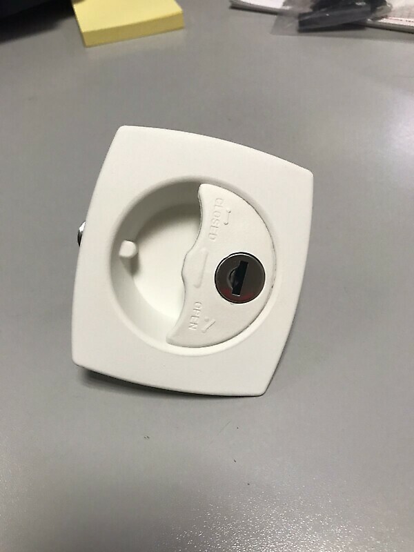 WHITE LOCKER LOCK FOR CI ROLLER TEAM AND VIECOLI TRIGANO - Image 2