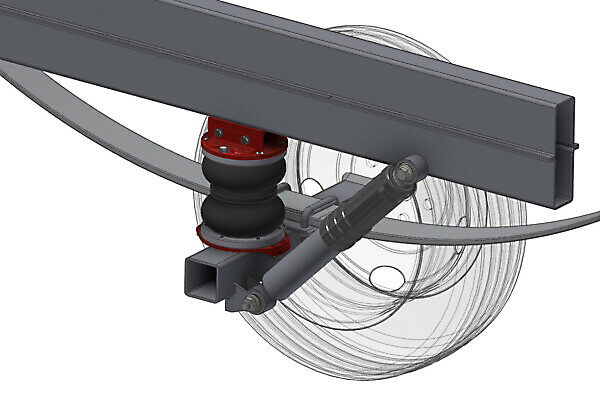 REINFORCED PNEUMATIC SUSPENSION FORD TRANSIT TRAZ. FRONT FROM 2014