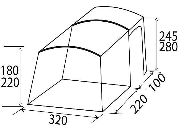 TRAILS TENT HC AIR TECH CONN245-280 BRUNNER - Image 5