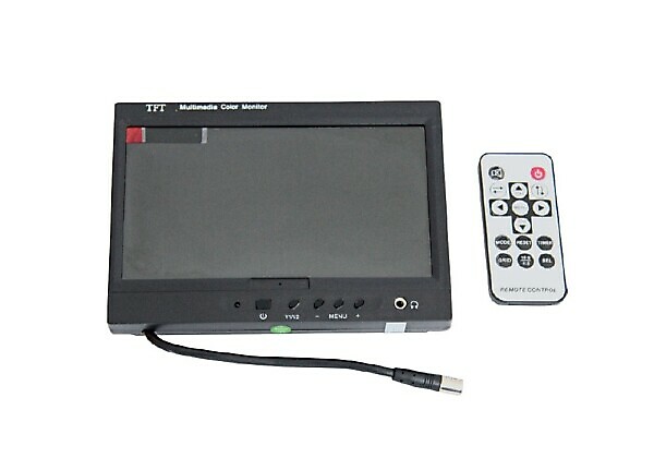 7"LCD MONITOR 12V DOUBLE VIDEO INPUT