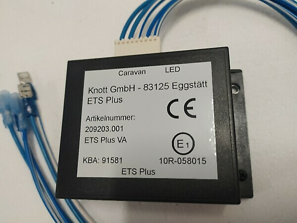 ETS PLUS CARAVAN HOBBY CONTROL UNIT FOR SLIDING ANTI-SLIP KNOTT 1219651017 - Image 2