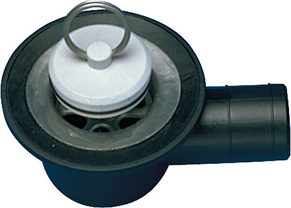 CURVED WASTE D.25MM NOT THREADED