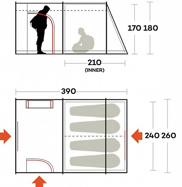 FENIX 4 FERRINO TENT - Image 3