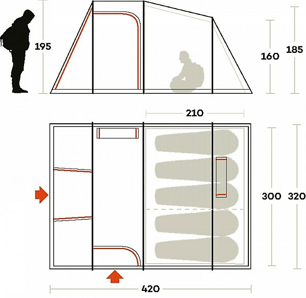 METEOR TENT 5 FERRINO - Image 3