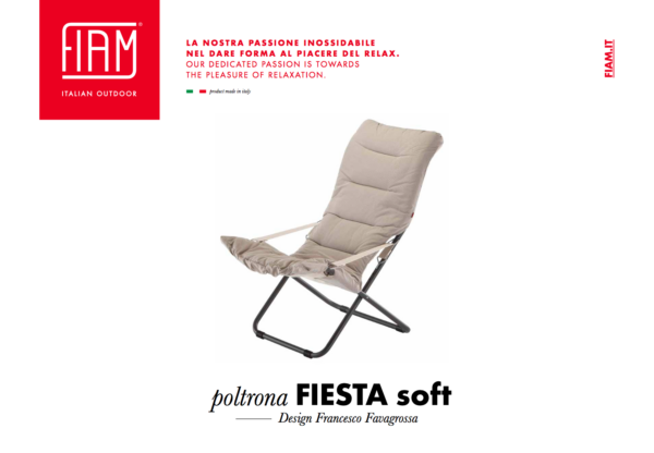 FIESTA ARMCHAIR SOFT OLEFINE/ACC WHITE-BEIGE - FLAME - Image 2