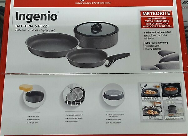 INGENIO MINERALS SET 5 PCS LAGOSTINA INDUCTION - Image 3