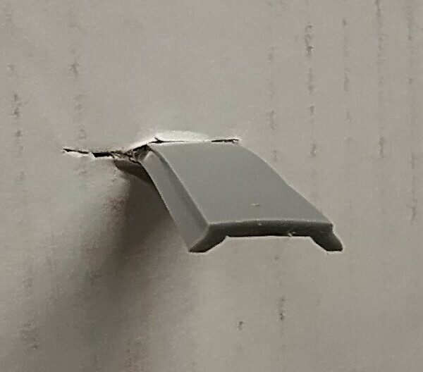 PVC SCREW COVER PROFILE 13MM GREY - Image 2