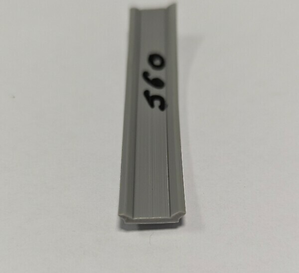 PVC SCREW COVER PROFILE 13MM GREY - Image 3