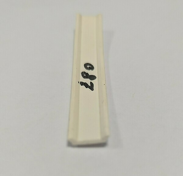 PVC SCREW COVER PROFILE 13MM WHITE FIAT - Image 2
