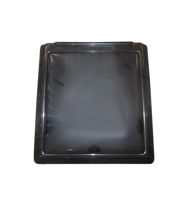 WINDOW 250X430 EXTERNAL TOILET OPAC BLACK