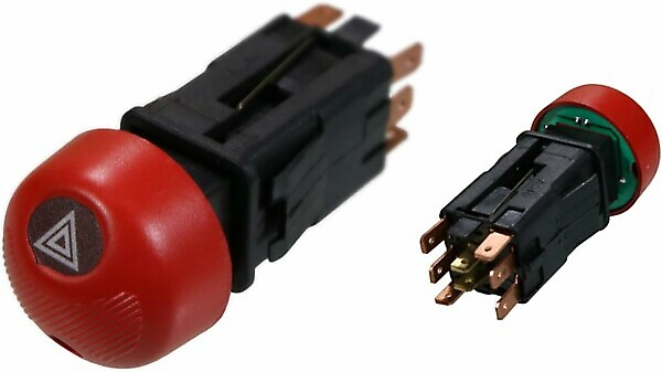 FIAT EMERGENCY FOUR INDICATOR SWITCH 13035020505