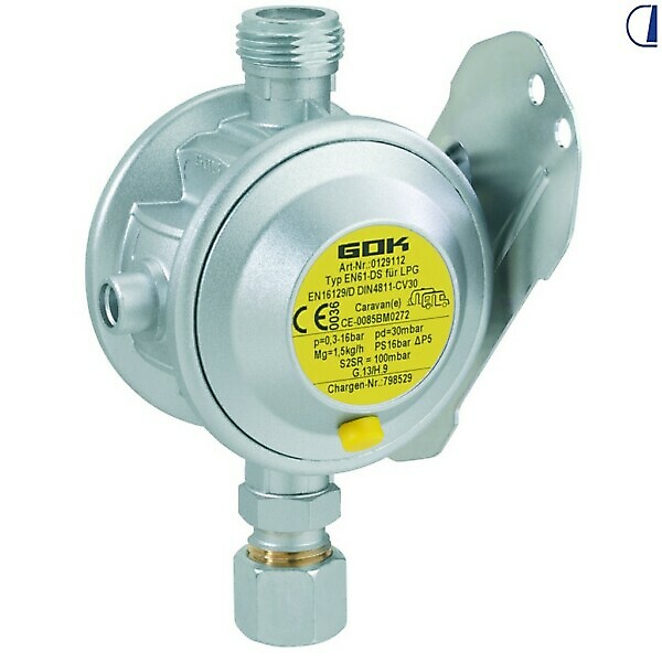 REGULATOR 30MBAR WALL FIXING 8MM PIPE
