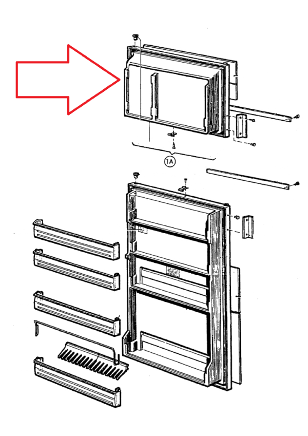 FREEZER DOOR RM2601