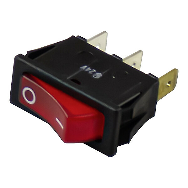 RED FRIDGE SWITCH 12V ELECTROLUX/DOMETIC