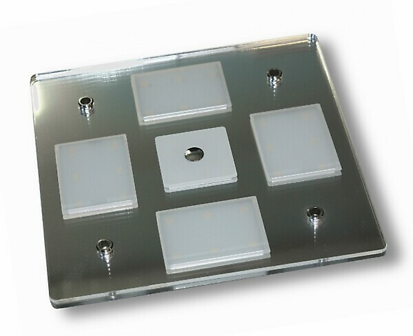 CEILING SQUARE LED 12W T.SW. 4000K