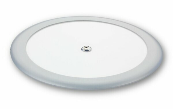 LED PANEL CEILING LAMP ROUND SILVER 168MM 4000K
