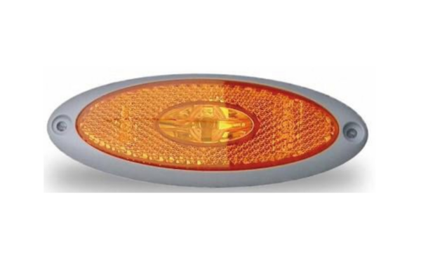 SIDEMARKER LED ORANGE-GREY FRAME