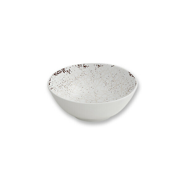15CM WHITE CRAQUELE BOWL