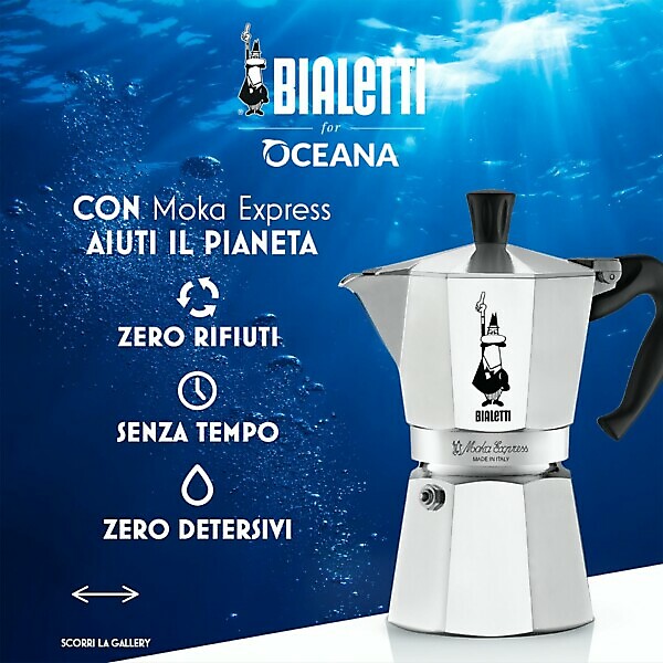 BIALETTI MOKA EXPRESS 2 CUPS COFFEE MAKER - Image 3