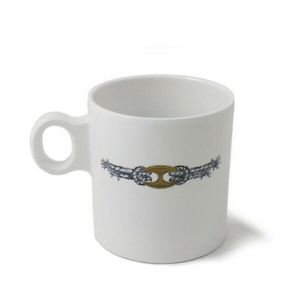 SAILOR MUG 255 NAVY SHIRT - CARTAFFINI
