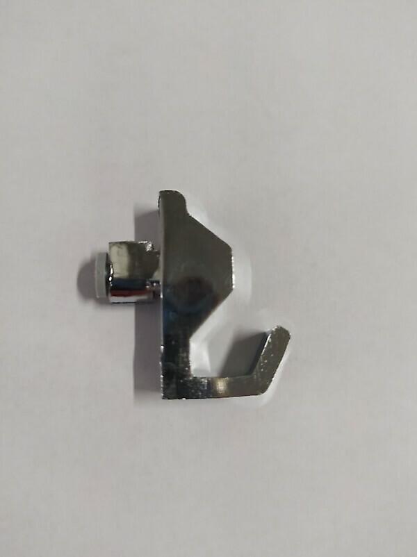 CHROME SLIDING HOOK ABOVE KITCHEN