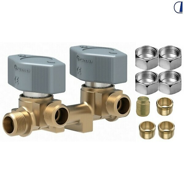 TRUMA 2-WAY VALVE BLOCK 8MM (2+1 OUTPUT)