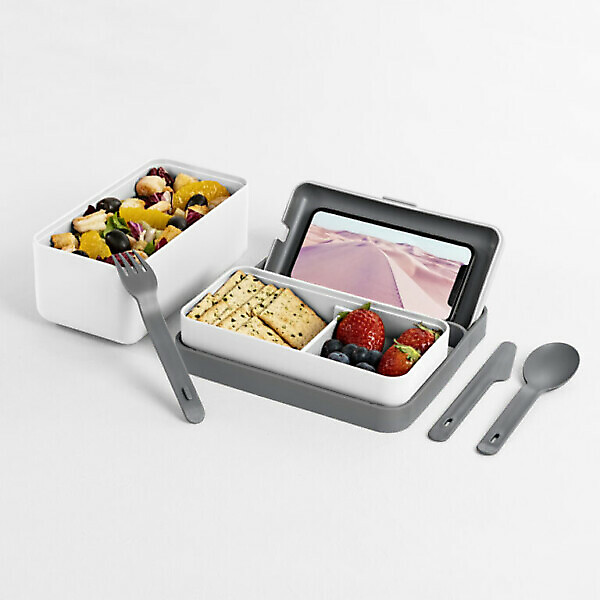 LUNCHBOX TOP BOX -M- ARCTIC WHITE BLIM PLUS