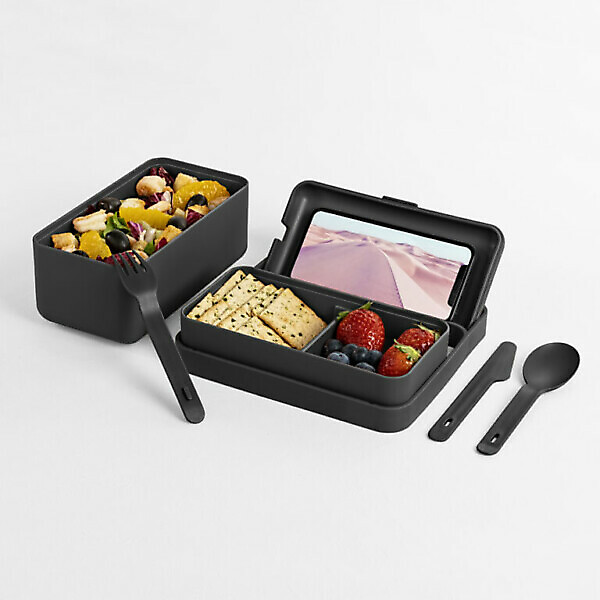 LUNCHBOX TOP CASE -M- CARBON BLACK BLIM PLUS