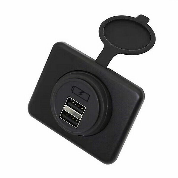 USB SOCKET 12/24V 2X 2.4A