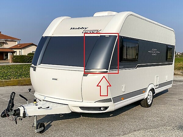FRONT LEFT PILLAR COVERING FOR HOBBY CARAVANS - Image 3