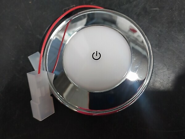 LM150 12V POLISHED CHROME TOUCH RECESSED SPOTLIGHT - Image 2