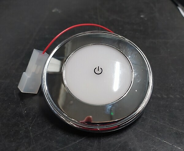 LM150 12V POLISHED CHROME TOUCH RECESSED SPOTLIGHT